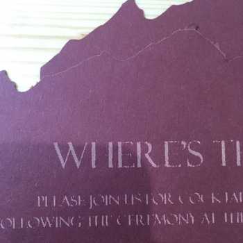 Wedding Invitations - Glowforge Project